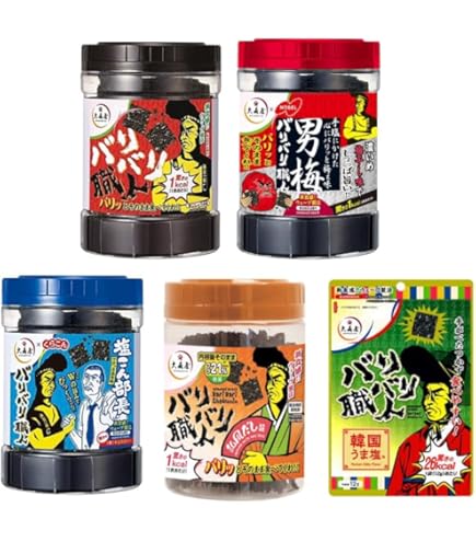 Amazon.co.jp: OKURUX [4種セット] 大森屋 バリバリ職人 4種 アソート